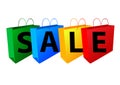 Artistic sale logo Royalty Free Stock Photo