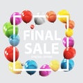 Sale Balloon Concept of Discount. Special Offer Template .Vector