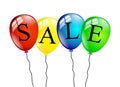 Sale balloons isolated