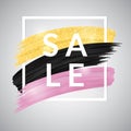 Sale Banner in 3 colors.