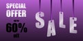 Sale banner. Special offer. Discount banner template Royalty Free Stock Photo