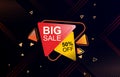 Big sale banner template design,abstract background
