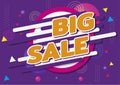 Sale banner template design background vector