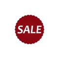 Sale banner template design, price tag icon. discount stickers with percentage Royalty Free Stock Photo