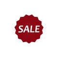 Sale banner template design, price tag icon. discount stickers with percentage Royalty Free Stock Photo