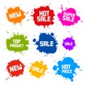 Sale Blots - Splashes Labels