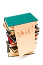 Sale of books Royalty Free Stock Photo