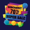 Sale button super Sale Sign Banner Poster ready for Web