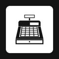 Sale cash register icon, simple style Royalty Free Stock Photo