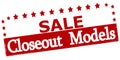 Sale closeout models