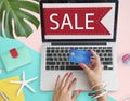 Sale Commerce Deal Discount Promotion Concept Royalty Free Stock Photo