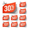 Sale coupons Royalty Free Stock Photo