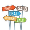 Sale Discount Deal Signs