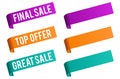 Sale and Discount Price Badge Banner.