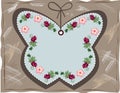 Sale greeting card,decorative butterfly.