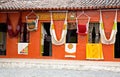 Sale of hammocks, Porto Seguro, Bahia, Brazil, South America Royalty Free Stock Photo