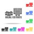 sale of houses and apartments icon. Elements of real estate in multi colored icons. Premium quality graphic design icon. Simple ic Royalty Free Stock Photo