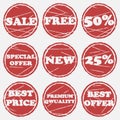 Sale icons set