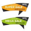 Sale label price tag banner badge template sticker design.