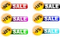 sale labels (badges) Royalty Free Stock Photo