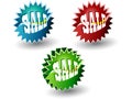 Sale lables Royalty Free Stock Photo