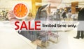 Sale linited time only, Business concept. Royalty Free Stock Photo