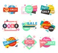 Sale Material Design Geometric Icon Set