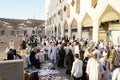 Sale after morning pray at Nabawi Mosque Squares