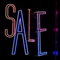 Sale Neons Royalty Free Stock Photo