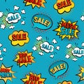 Sale pattern vector background Royalty Free Stock Photo