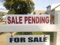 Sale pending sign