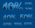 Sale percents icon design
