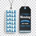 Two Long Price Stickers Cyber Monday Super SaleTransparent