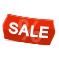 SALE on price tag Royalty Free Stock Photo