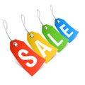 Sale, price tags Royalty Free Stock Photo