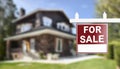 For sale real estate sign