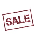 Sale rectangular stamp.