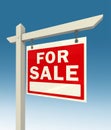 For sale red sign Royalty Free Stock Photo