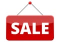 Sale red sign Royalty Free Stock Photo