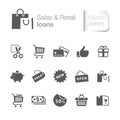 Sale & retail related icons