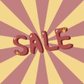 Sale retro illustration shopping marketing