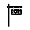 sale road sign design Royalty Free Stock Photo