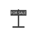 for sale road sign icon. One of the collection icons for websites, web design, mobile app