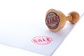 Sale rubber stamp Royalty Free Stock Photo