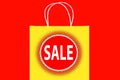 SALE shopping bag Royalty Free Stock Photo