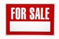 For sale sign. Royalty Free Stock Photo