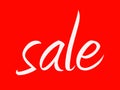 Sale sign Royalty Free Stock Photo