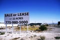 For sale sign grounds in the South Strip in Las Vegas