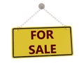 For sale sign Royalty Free Stock Photo