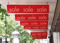 Sale signs Royalty Free Stock Photo